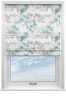 Sunset Boulevard, Watercolour - Roman Blind